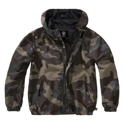 Brandit Bunda dětská Kids Summer Frontzip Windbreaker darkcamo