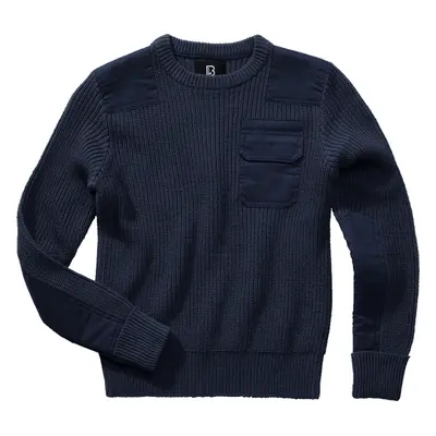 Brandit Svetr dětský Kids BW Pullover navy