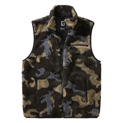 Brandit Vesta Teddyfleece Vest Men darkcamo