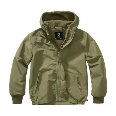 Brandit Bunda dětská Kids Frontzip Windbreaker olivová