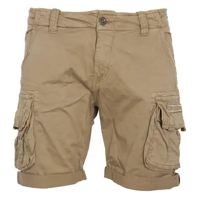 Alpha Industries Kalhoty krátké Crew Short khaki