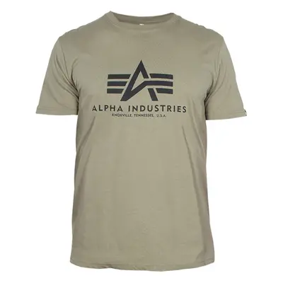 Alpha Industries Tričko Basic T-Shirt olivové