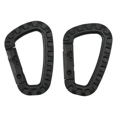 Brandit Karabina D Carabiner 2 Pack [sada 2 ks] černá