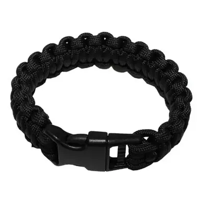 Náramek Paracord 2.3, plast. spona černý