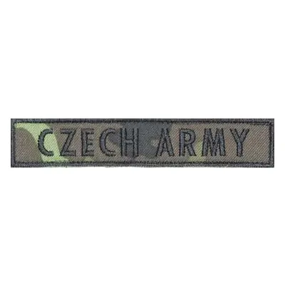 Nášivka: CZECH ARMY - jmenovka [bsz] vz. 95 zelený