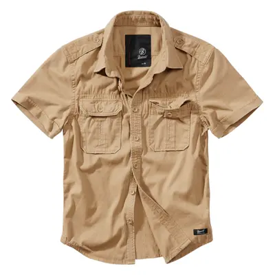 Brandit Košile Vintage Shirt Shortsleeve 1/2 camel