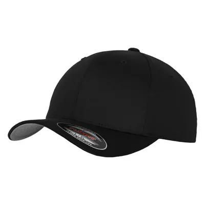 Brandit Čepice Baseball Cap Flexfit Wooly Combed černá | šedá