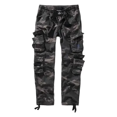 Brandit Kalhoty Pure Slim Fit Trouser darkcamo