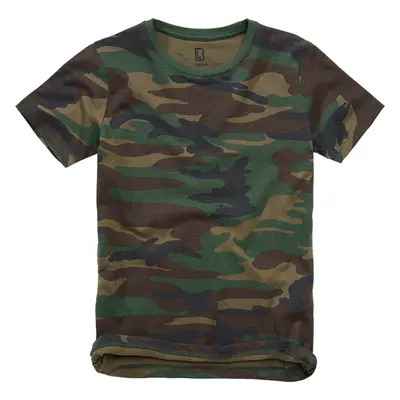 Brandit Tričko dětské Kids T-Shirt woodland