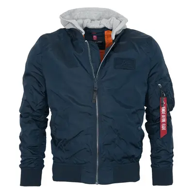 Alpha Industries Bunda MA-1 TT Hood BP Ref. rep. blue