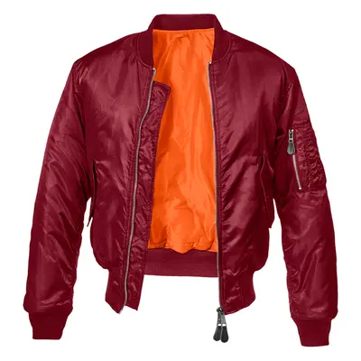 Brandit Bunda MA1 Bomber Jacket bordová