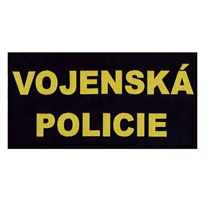 Nášivka: VOJENSKÁ POLICIE [120 x 050 mm - malá]