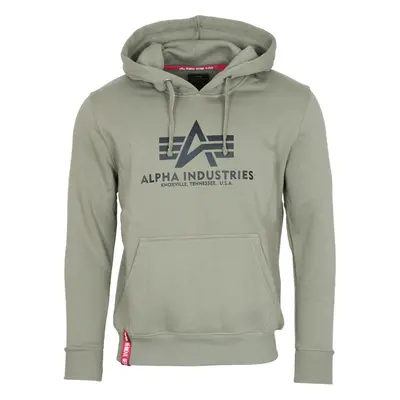 Alpha Industries Mikina Basic Hoody olivová