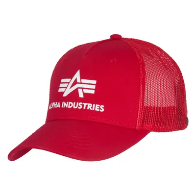 Alpha Industries Čepice Baseball Basic Trucker Cap speed red