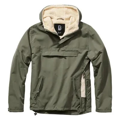 Brandit Bunda Windbreaker Sherpa olivová