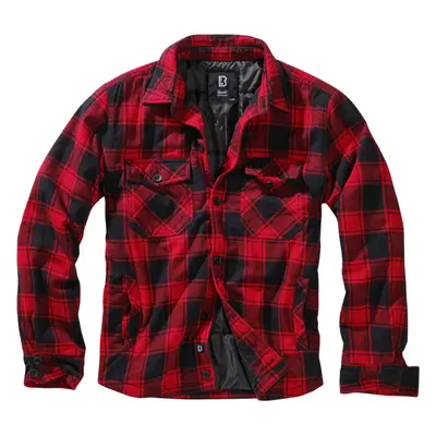 Brandit Bunda Lumberjacket červená | černá