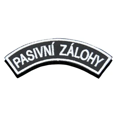 Nášivka: PASIVNÍ ZÁLOHY [ssz] černá | bílá