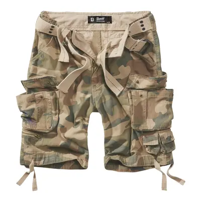 Brandit Kalhoty krátké Savage Vintage Shorts woodland světlá