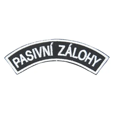 Nášivka: PASIVNÍ ZÁLOHY [bsz] černá | bílá