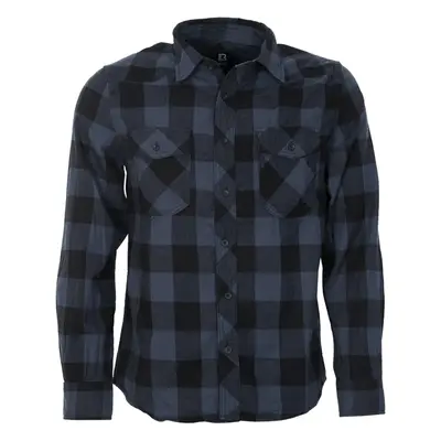 Brandit Košile Check Shirt černá | šedá