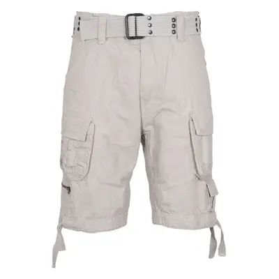 Brandit Kalhoty krátké Savage Vintage Shorts bílé oprané