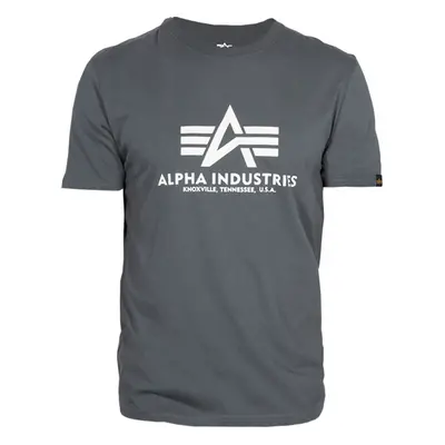 Alpha Industries Tričko Basic T-Shirt greyblack