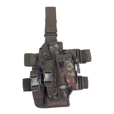 Pouzdro na zbraň - stehenní Import 2 pravé - flecktarn