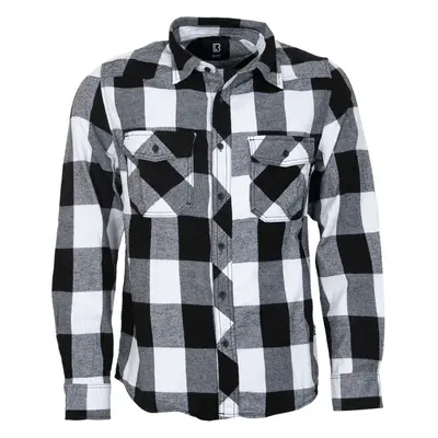 Brandit Košile Check Shirt bílá | černá