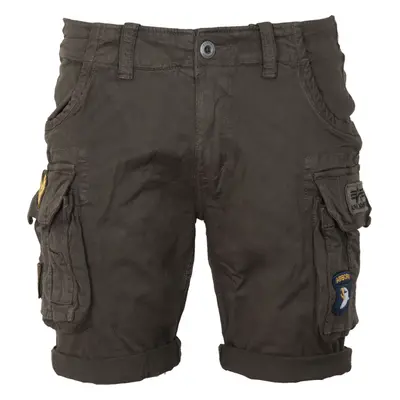 Alpha Industries Kalhoty krátké Crew Short Patch greyblack