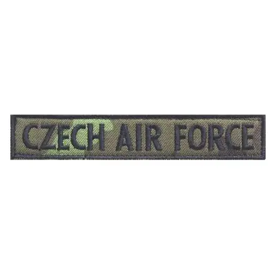 Nášivka: CZECH AIR FORCE [jmenovka] vz. 95 zelený