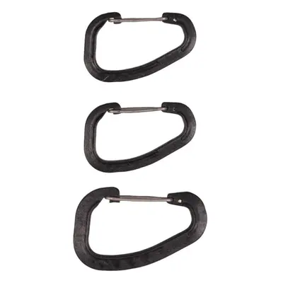 Karabina Accessory Carabiner Set [sada 3 ks] černá