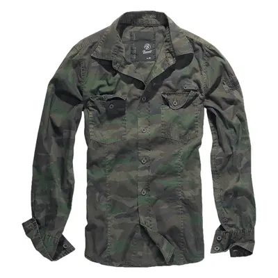 Brandit Košile SlimFit Shirt woodland