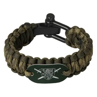 Náramek Paracord AČR - znak zelený