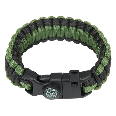 Náramek Paracord NAVIGATOR II. černá | zelená