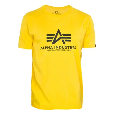 Alpha Industries Tričko Basic T-Shirt empire yellow