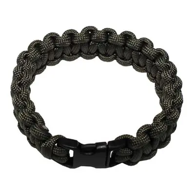 Náramek Paracord 1.9, plast. spona zelený