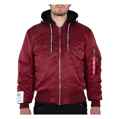 Alpha Industries Bunda MA-1 ZHP bordová