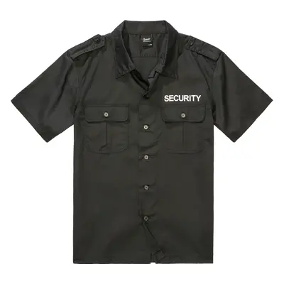 Brandit Košile Security US Shirt Short Sleeve černá