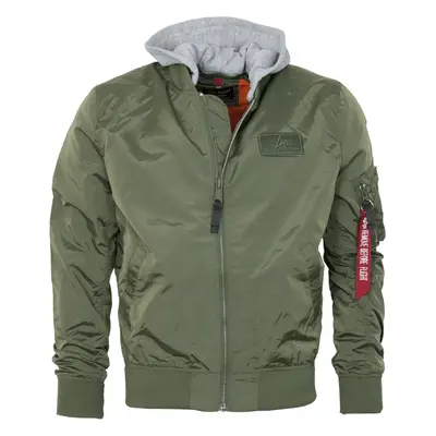 Alpha Industries Bunda MA-1 TT Hood BP Ref. šalvějová