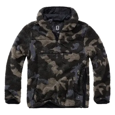 Brandit Pulovr Teddyfleece Worker Pullover darkcamo