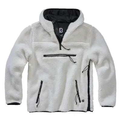 Brandit Pulovr Teddyfleece Worker Pullover bílý