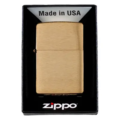 Zapalovač benzinový ZIPPO brushed brass