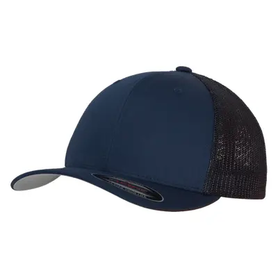 Brandit Čepice Baseball Cap Flexfit Mesh Trucker navy