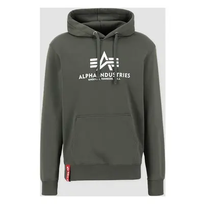 Alpha Industries Mikina Basic Hoody dark olive