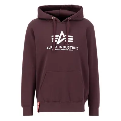 Alpha Industries Mikina Basic Hoody deep maroon