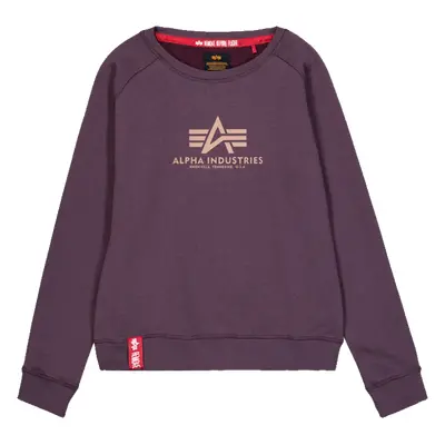 Alpha Industries Svetr dámský New Basic Sweater Wmn švestkový