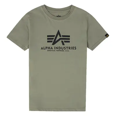 Alpha Industries Tričko dětské Basic T Kids/Teens olivové