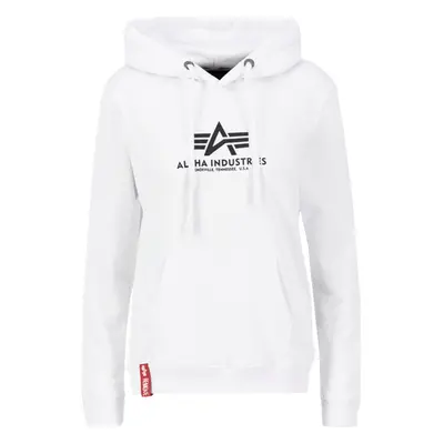 Alpha Industries Mikina dámská New Basic Hoody Wmn bílá