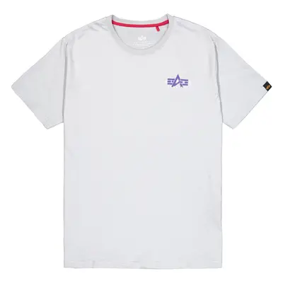 Alpha Industries Tričko Puff Print Logo BP T pastel grey