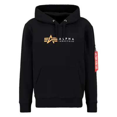 Alpha Industries Mikina Label Hoody pastel grey